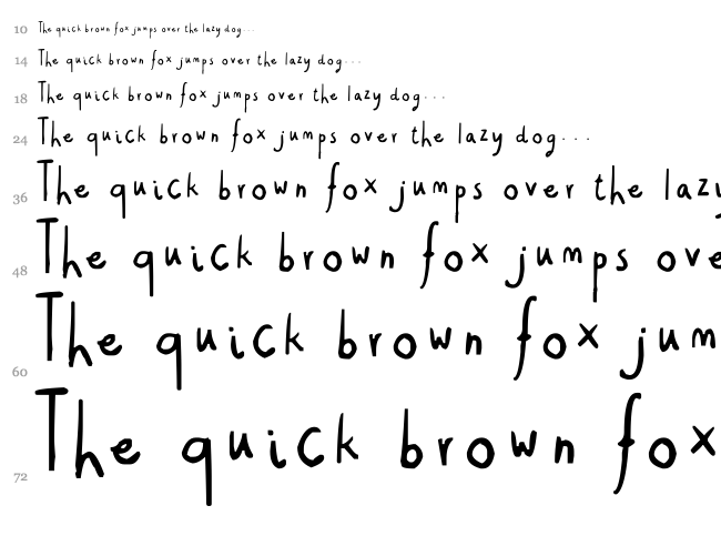 Christmas Gift font waterfall